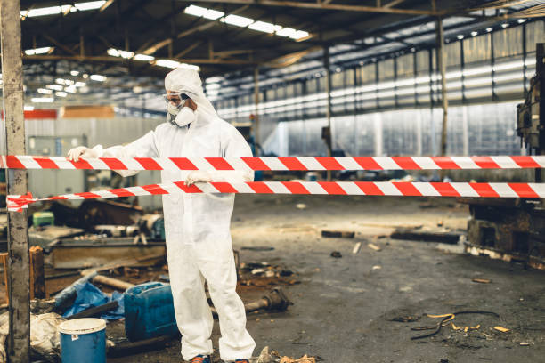 Professional Infectious Disease Decontamination technician working in Acushnet, MA
